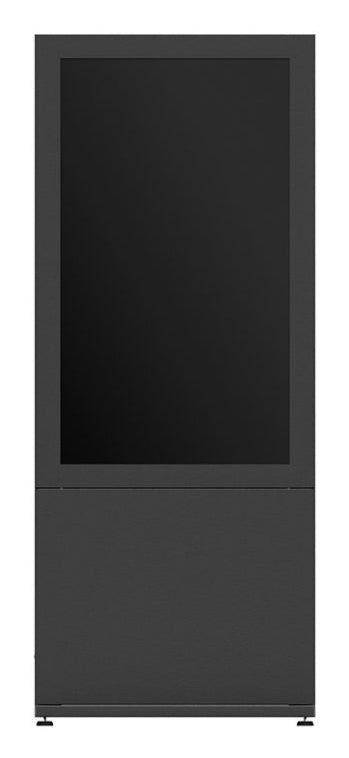 Hagor Digital-Signage-Stand für 55" Displays – abschliessbar, Belüftung – RAL 7016 – HP Kiosk 55" FS