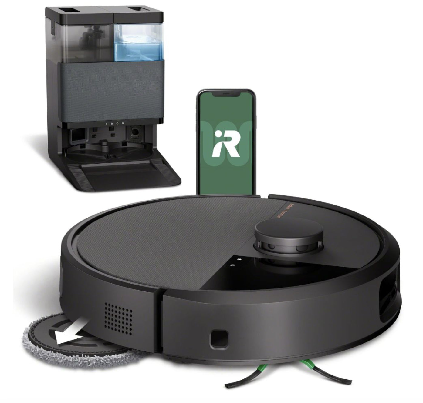 iRobot Roboterstaubsauger Roomba Plus 505 – 0,3 l, Akkubetrieb, 35,7 × 35,1 × 10,6 cm, 4,4 kg