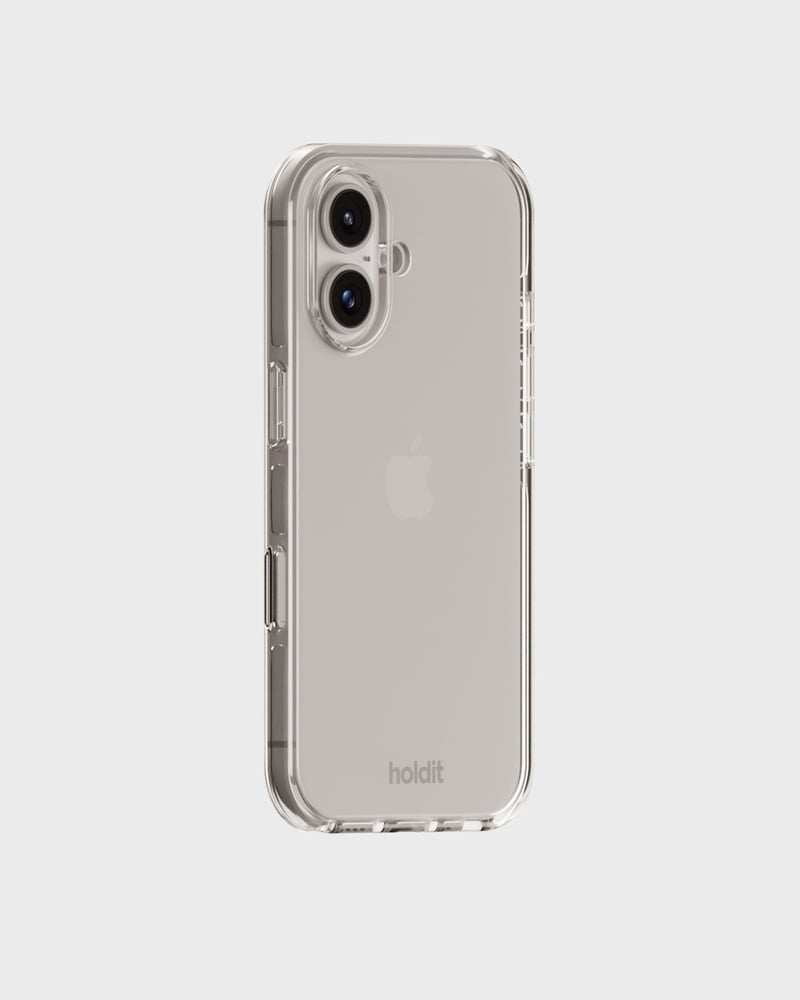 HoldIt Backcover – für Apple iPhone 16 Plus – weiss – TPU – Kabelloses Laden