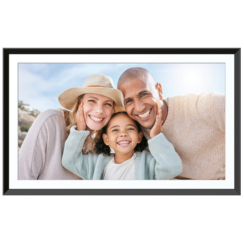 AgfaPhoto APF1560WiFi Digitaler Bilderrahmen – 1920 × 1080 (Full HD), IPS – WLAN, USB-C – microSD – Schwarz