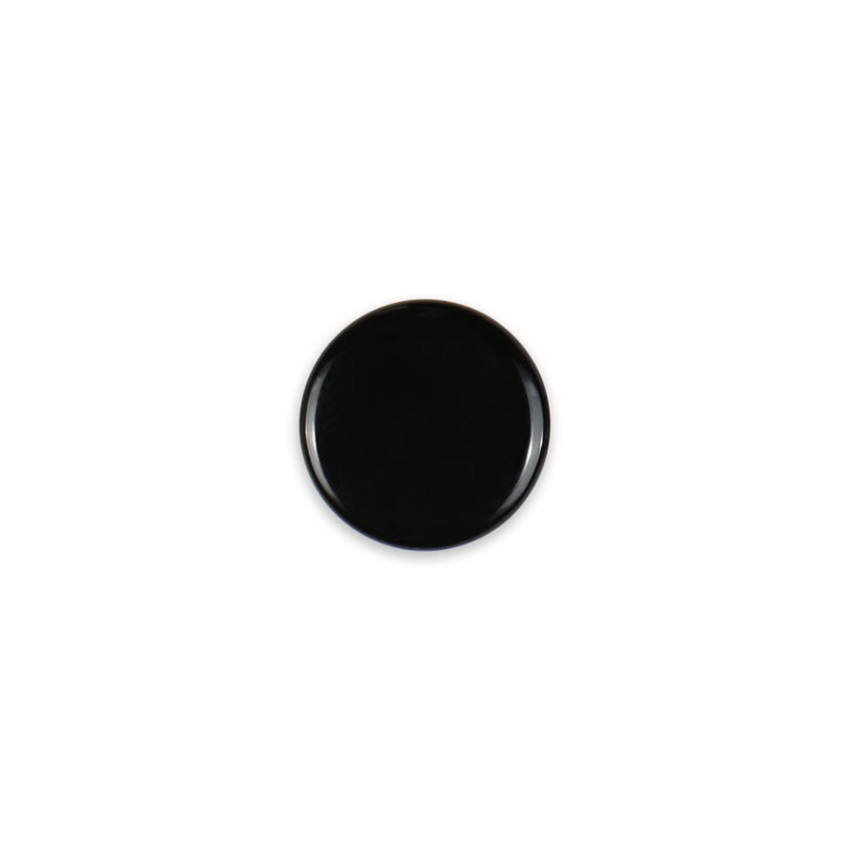 Prym Knöpfe Ø 12 mm – Messing, schwarz, 20 Stück