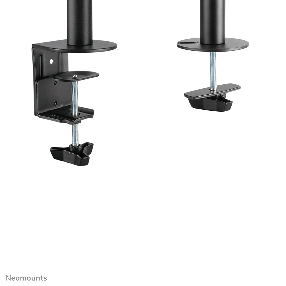 Neomounts Monitorarm, bis 27", VESA 75 × 75/100 × 100 mm, höhenverstellbar, schwenk-/drehbar, schwarz