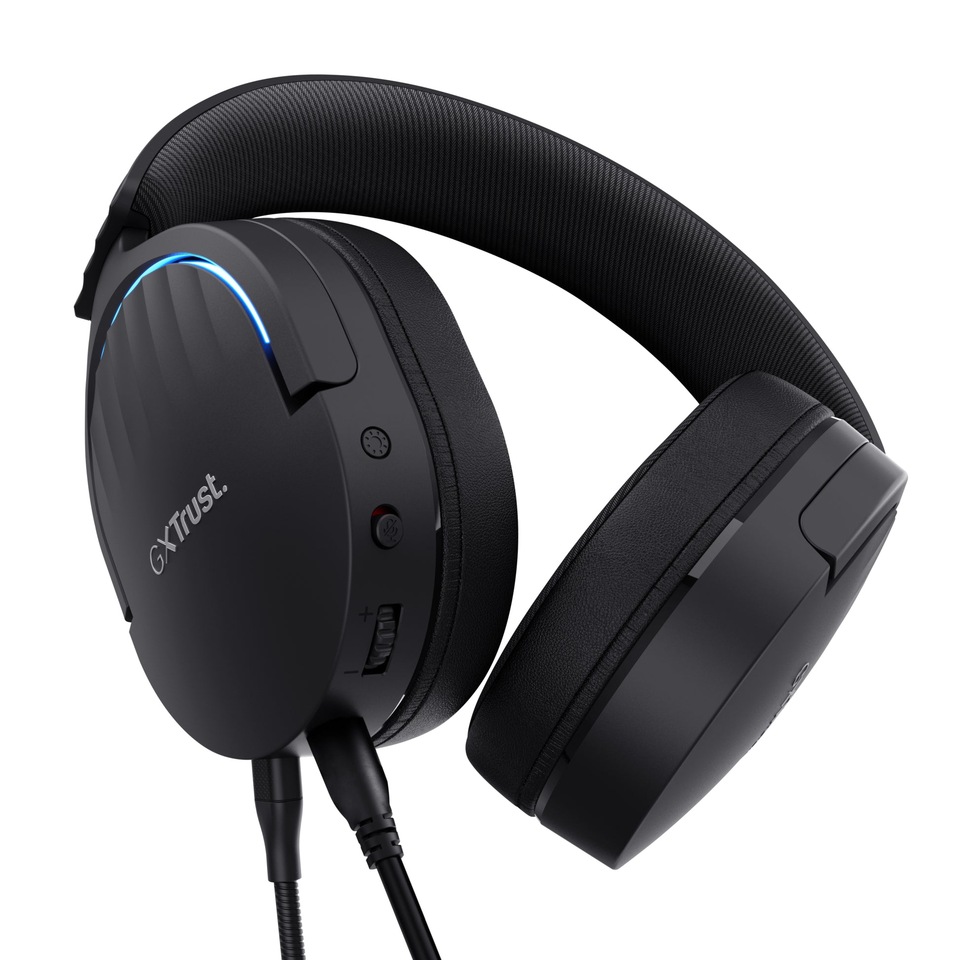 Trust GXT490 FAYZO Gaming-Headset – Over-Ear, Stereo, Kabelgebunden, USB-A, Schwarz