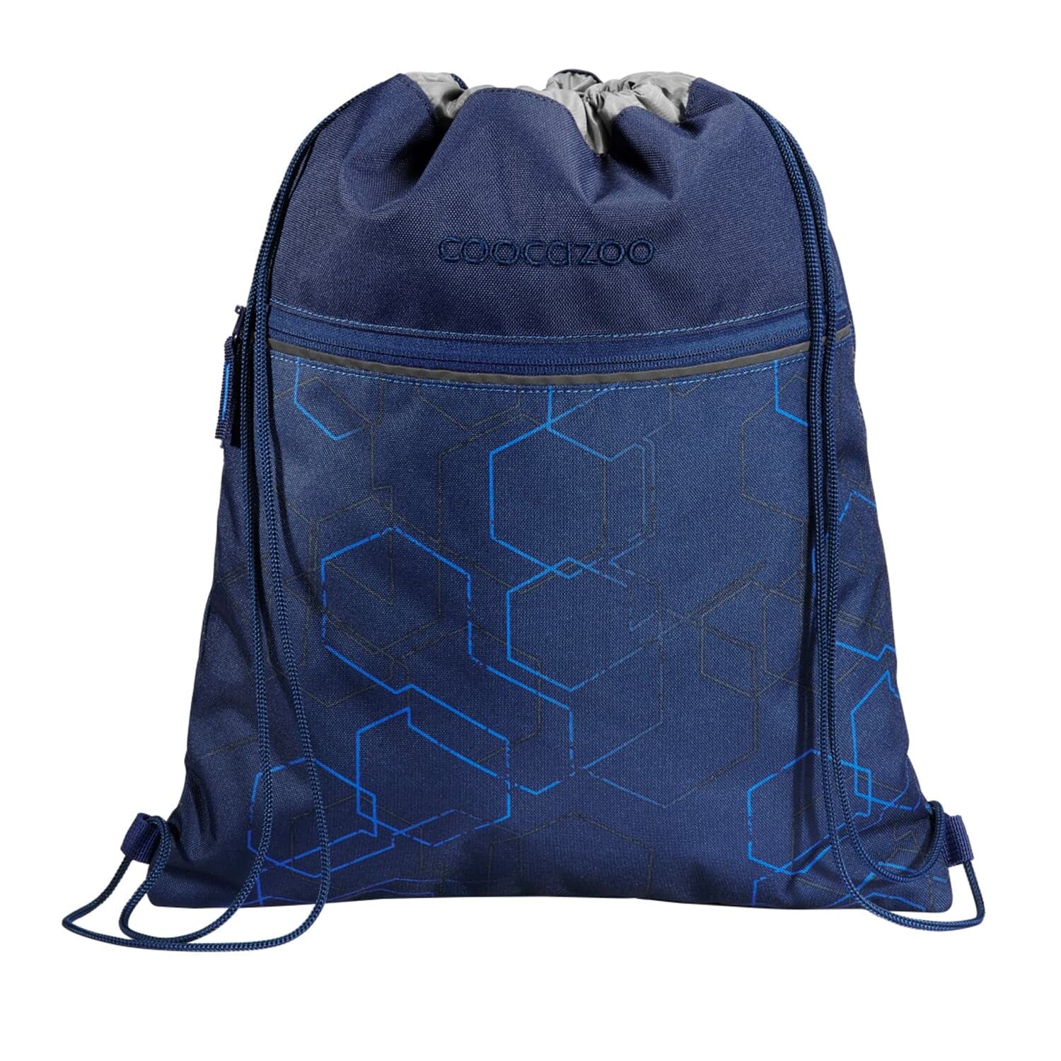 Coocazoo Sportbeutel – 10 l, Motiv Blue Motion, wasserabweisend, 34 × 43 cm