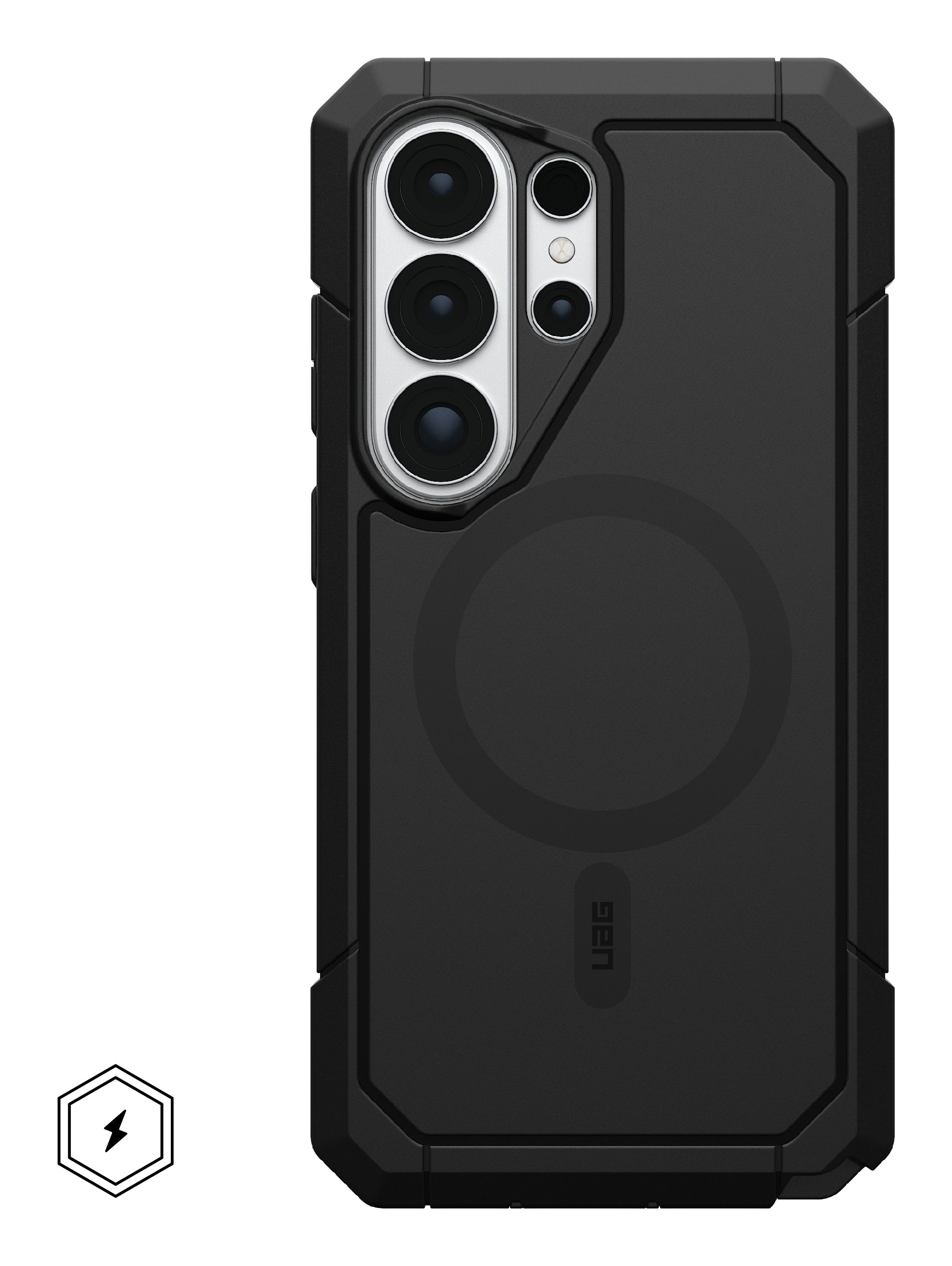 Urban Armor Gear UAG Trooper Backcover – für Samsung Galaxy S26 Ultra, MagSafe, mit Ständer, PC, Schwarz