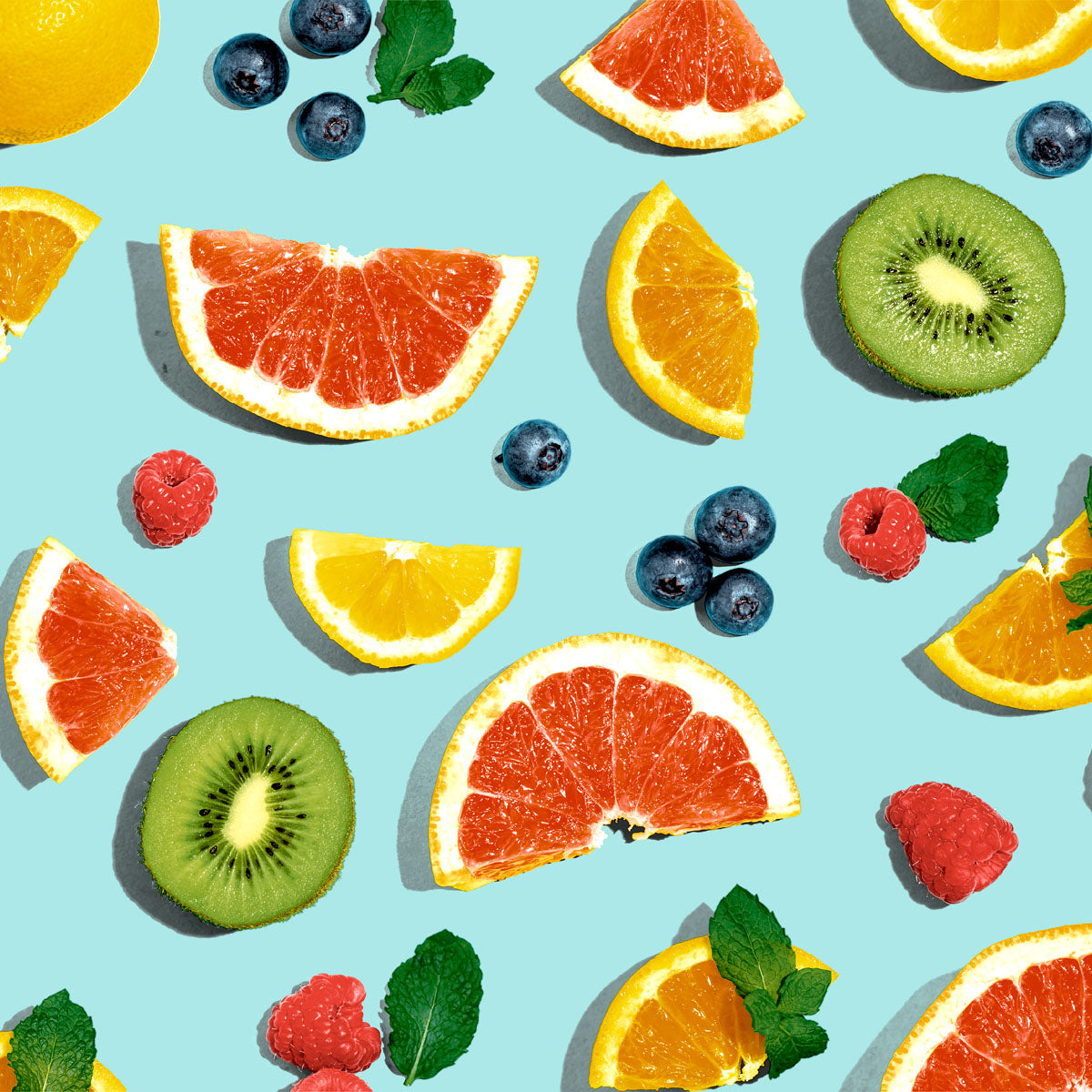 Paper + Design Servietten Summer Fruity – 33 × 33 cm, 3-lagig – 20 Stück