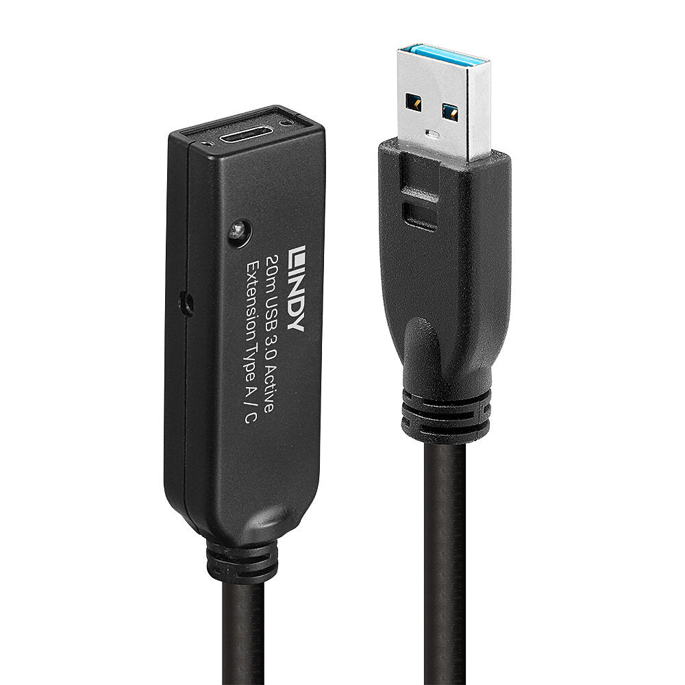 Lindy USB-Kabel, USB-A zu USB-C, 20 m, USB 3