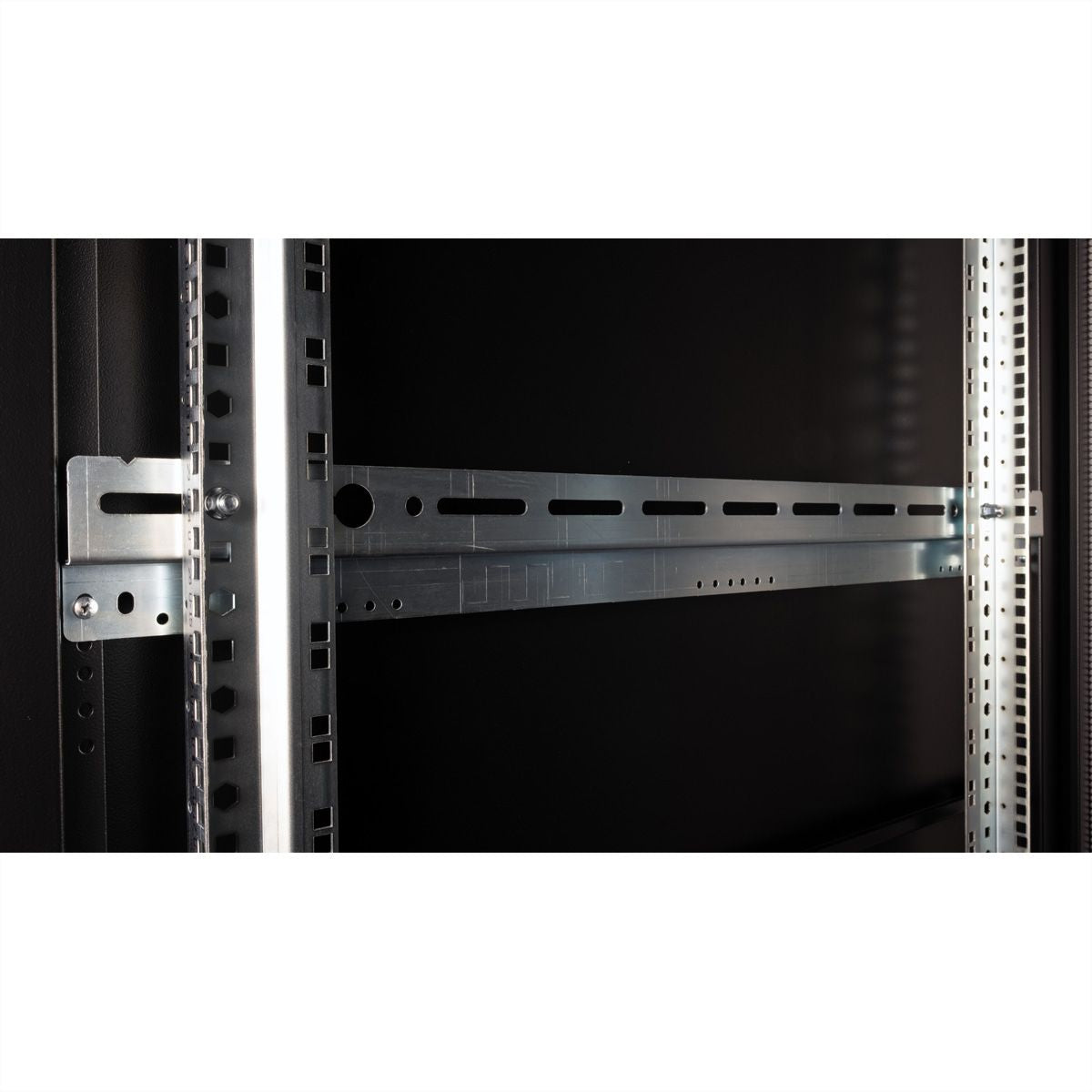 ROLINE Pro – 19" Netzwerkschrank 42U, IP20, abschliessbar, 600 × 1000 × 1970 mm, schwarz, Stahl