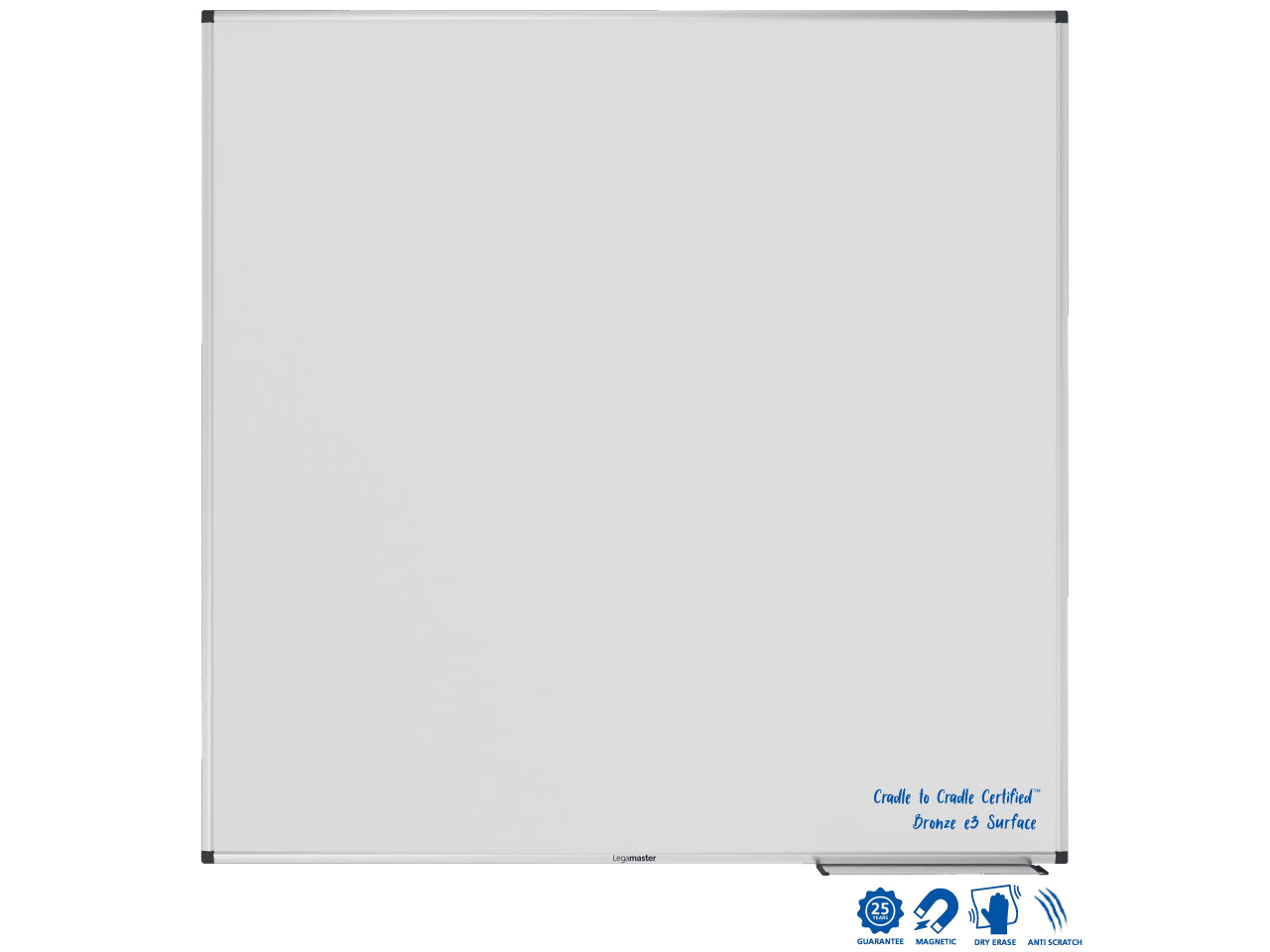 Legamaster UNITE PLUS Whiteboard – Emaille, magnetisch – 120 × 120 cm