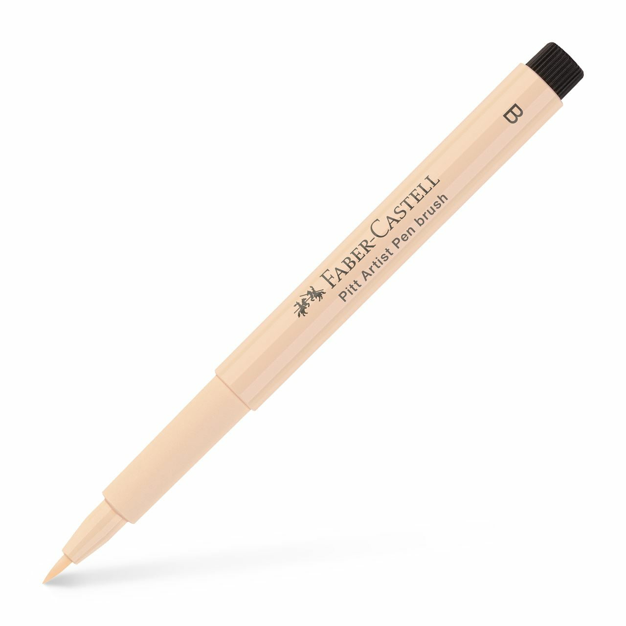 Faber-Castell Pitt Artist Brush Pen – Pinselspitze, 2,5 mm, pigmentiert, wasserfest, Aprikose