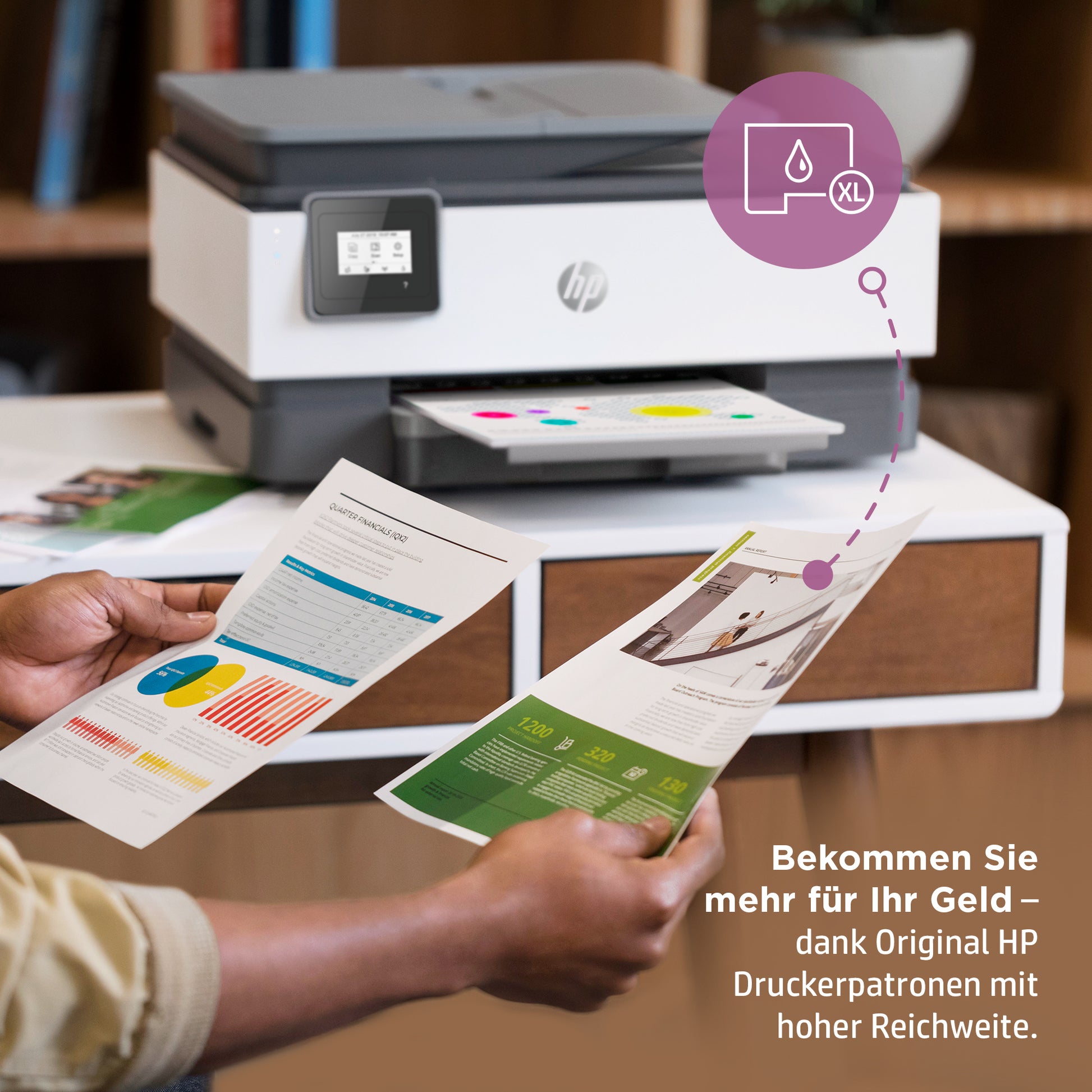HP OfficeJet 8014e – Farbtintenstrahl-Multifunktionsdrucker, A4, 3-in-1, Duplex, ADF, WLAN, AirPrint, Mopria