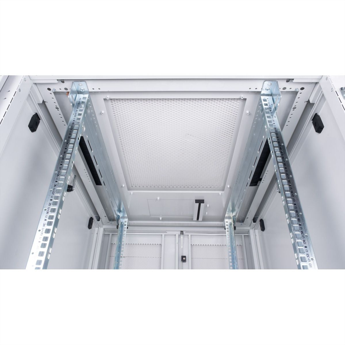 ROLINE Pro – 19" Netzwerkschrank 42U, IP20, abschliessbar, 800 × 1000 × 1970 mm, lichtgrau, Stahl