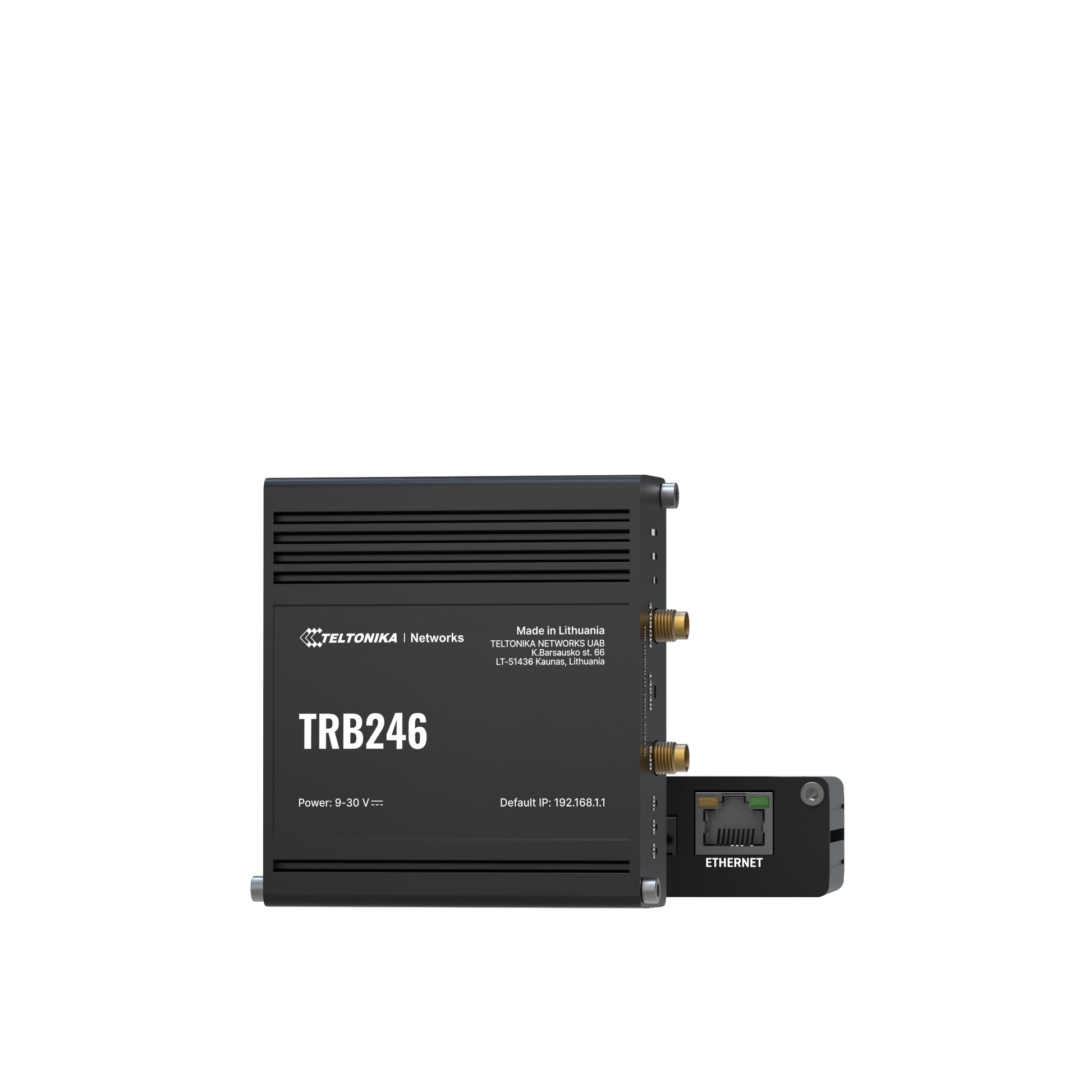Teltonika Gateway TRB246 – 4G-LTE, Dual-SIM – 1× RJ-45 (10/100), RS-232/RS-485, RMS