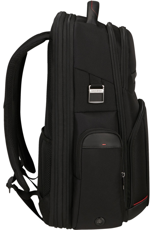 Samsonite Pro-DLX 6 3V Notebook-Rucksack – für Notebooks bis 17,3", RFID-Fach, USB-Anschluss, Nylon, schwarz
