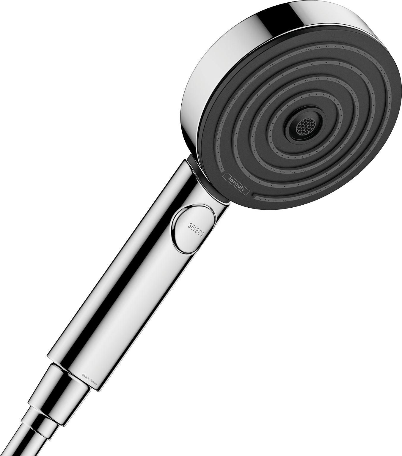 Hansgrohe Pulsify Select S Handbrause – 10,5×22,4 cm, Kunststoff, 3 Strahlarten, Chrom