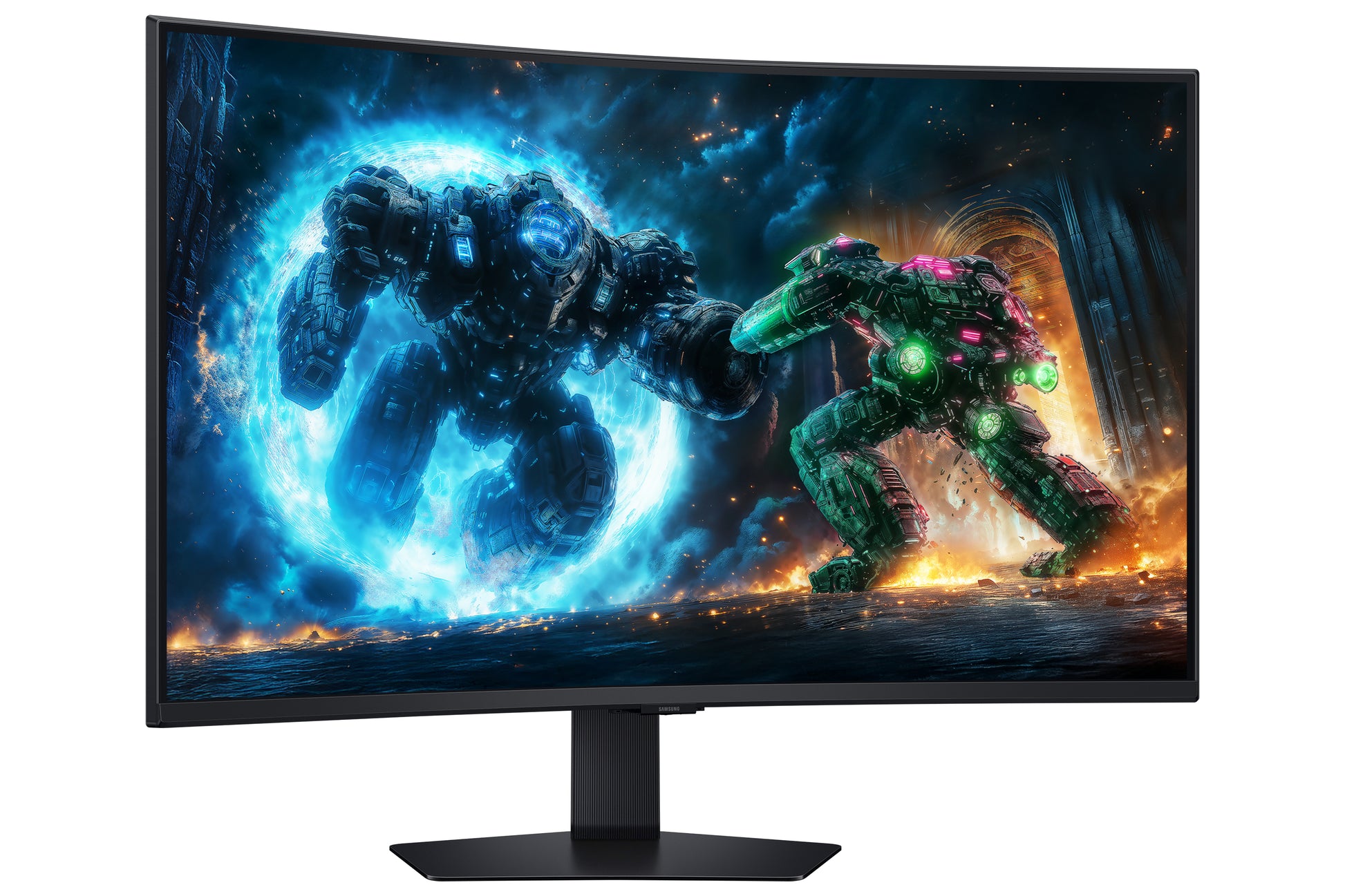 Samsung G75F – Monitor, 37", 3840 × 2160 (UHD 4K), LCD, Schwarz