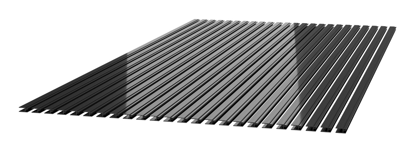 APC NetShelter Schienen-Set – 1200 mm, schwarz, 12er-Set