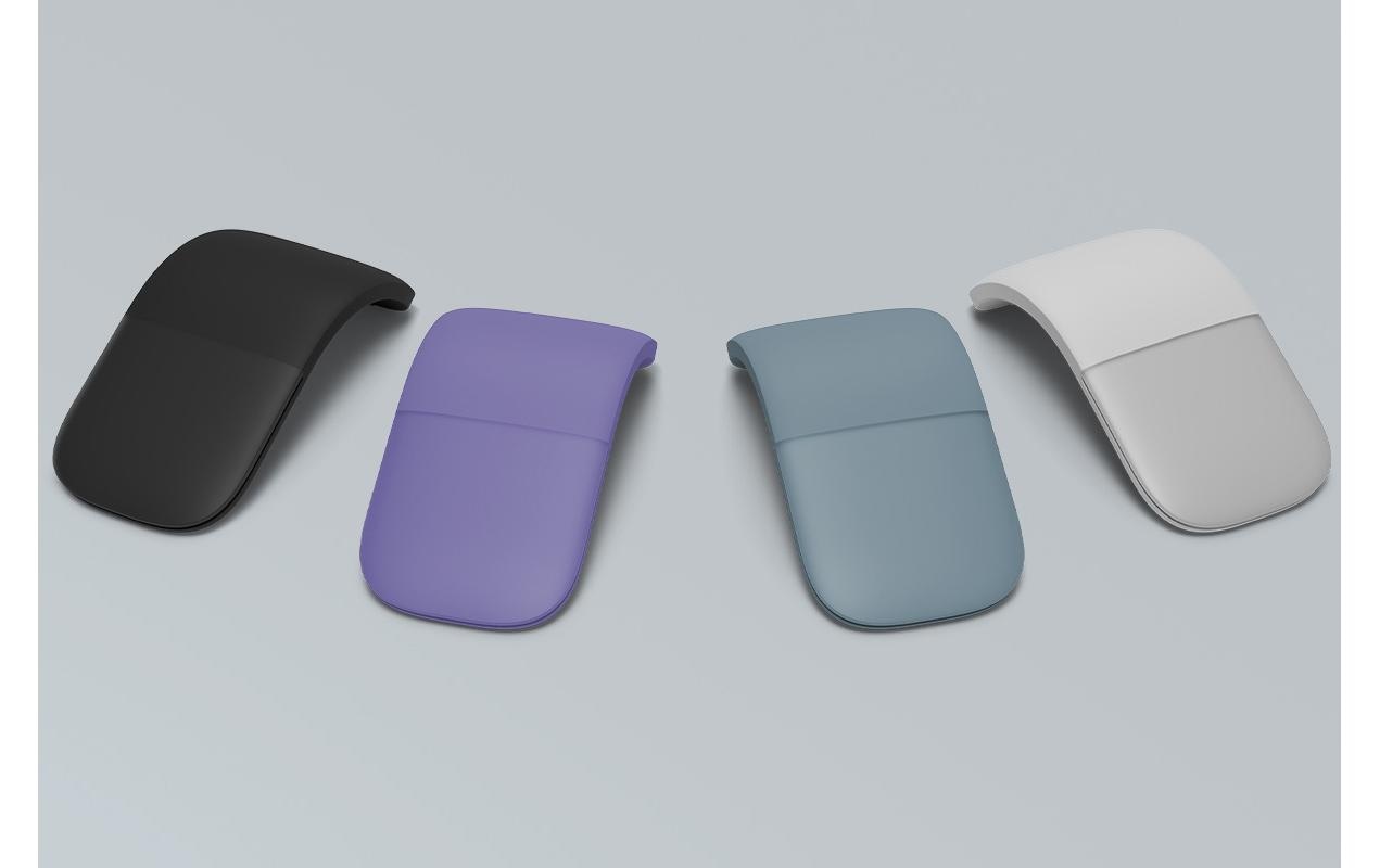 Microsoft Surface Arc Ocean Maus – kabellos, Bluetooth, blau