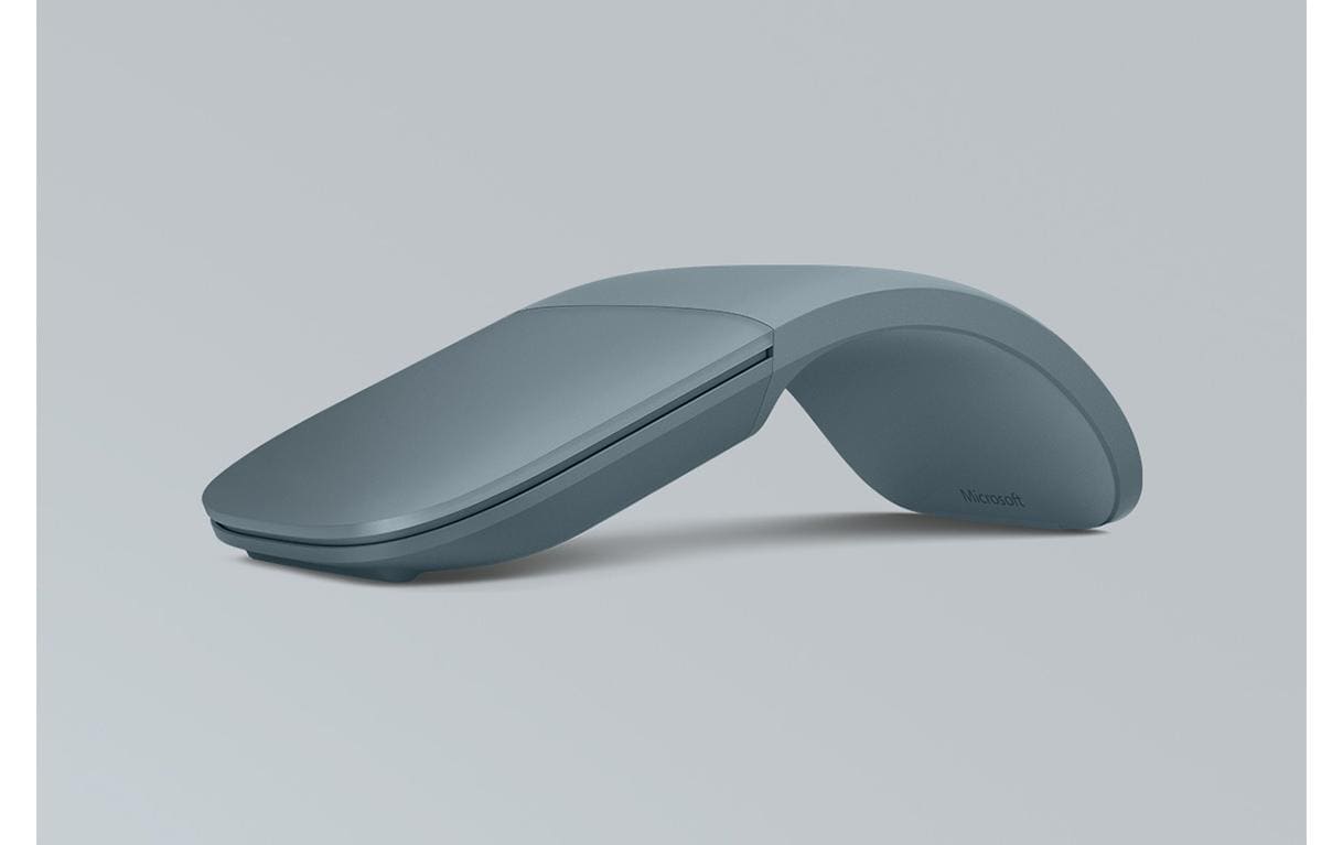 Microsoft Surface Arc Ocean Maus – kabellos, Bluetooth, blau