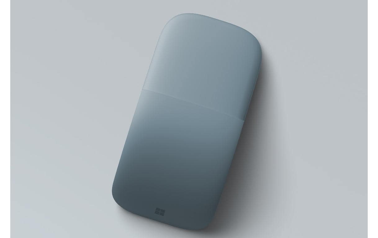 Microsoft Surface Arc Ocean Maus – kabellos, Bluetooth, blau