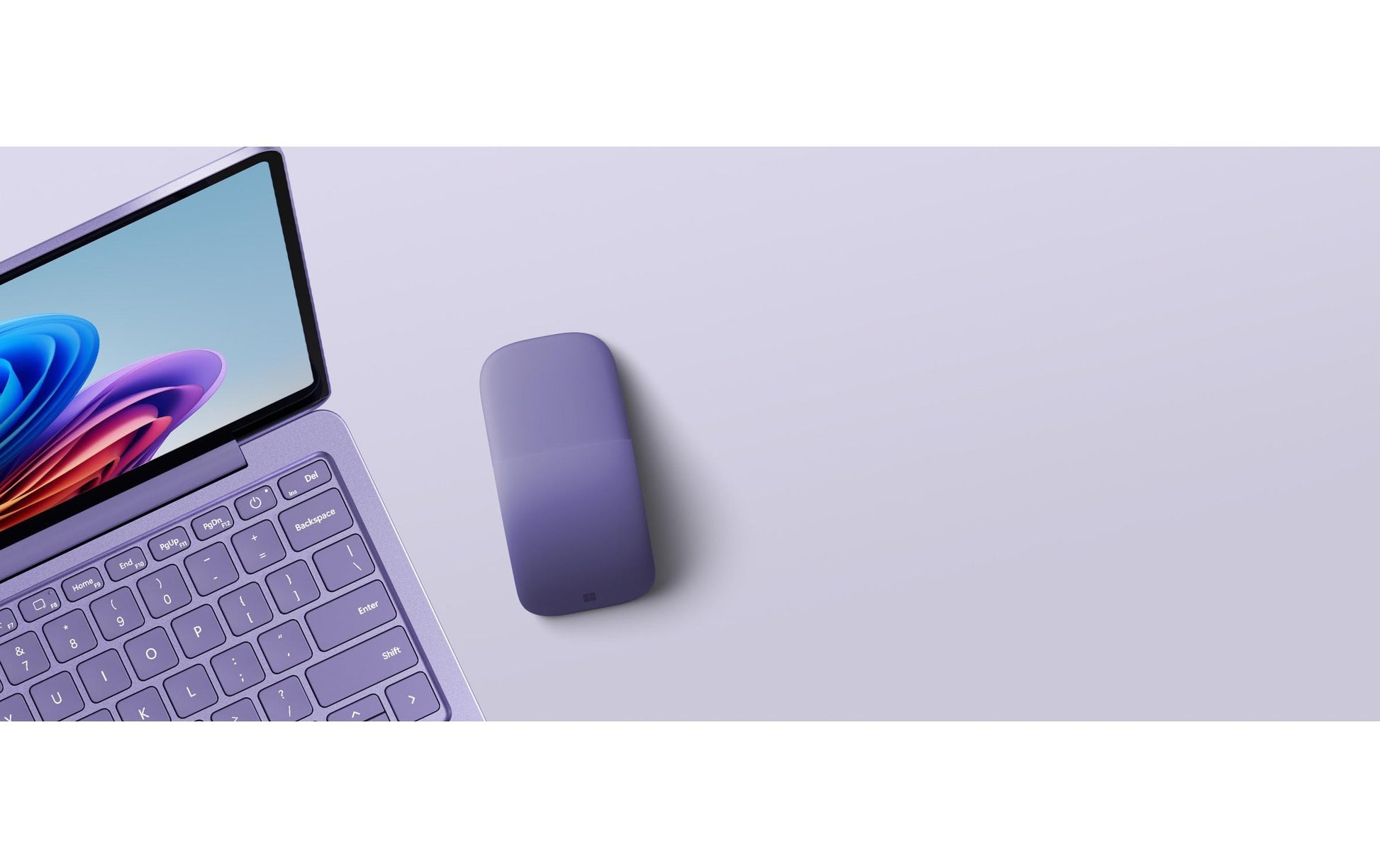 Microsoft Surface Arc Maus Violett Maus – kabellos, Bluetooth