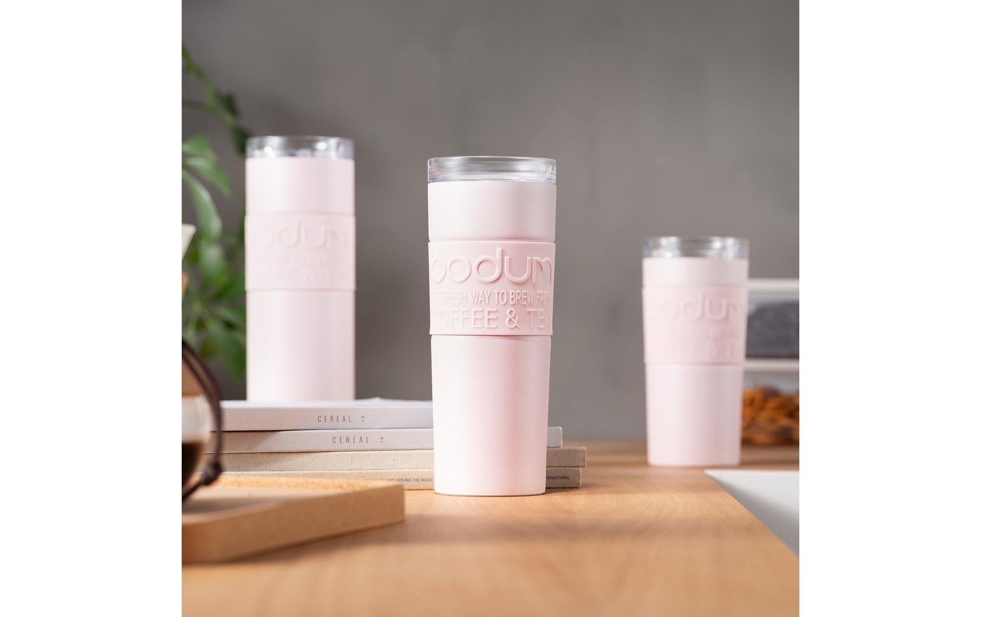 Bodum Thermobecher 450 ml – Doppelwandig, Kunststoff, Rot