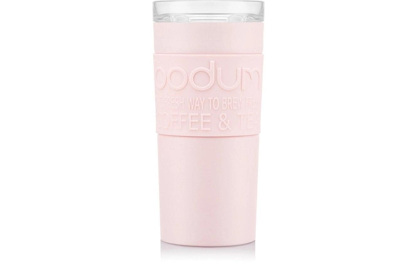 Bodum Thermobecher 350 ml – Doppelwandig, Kunststoff, Pink