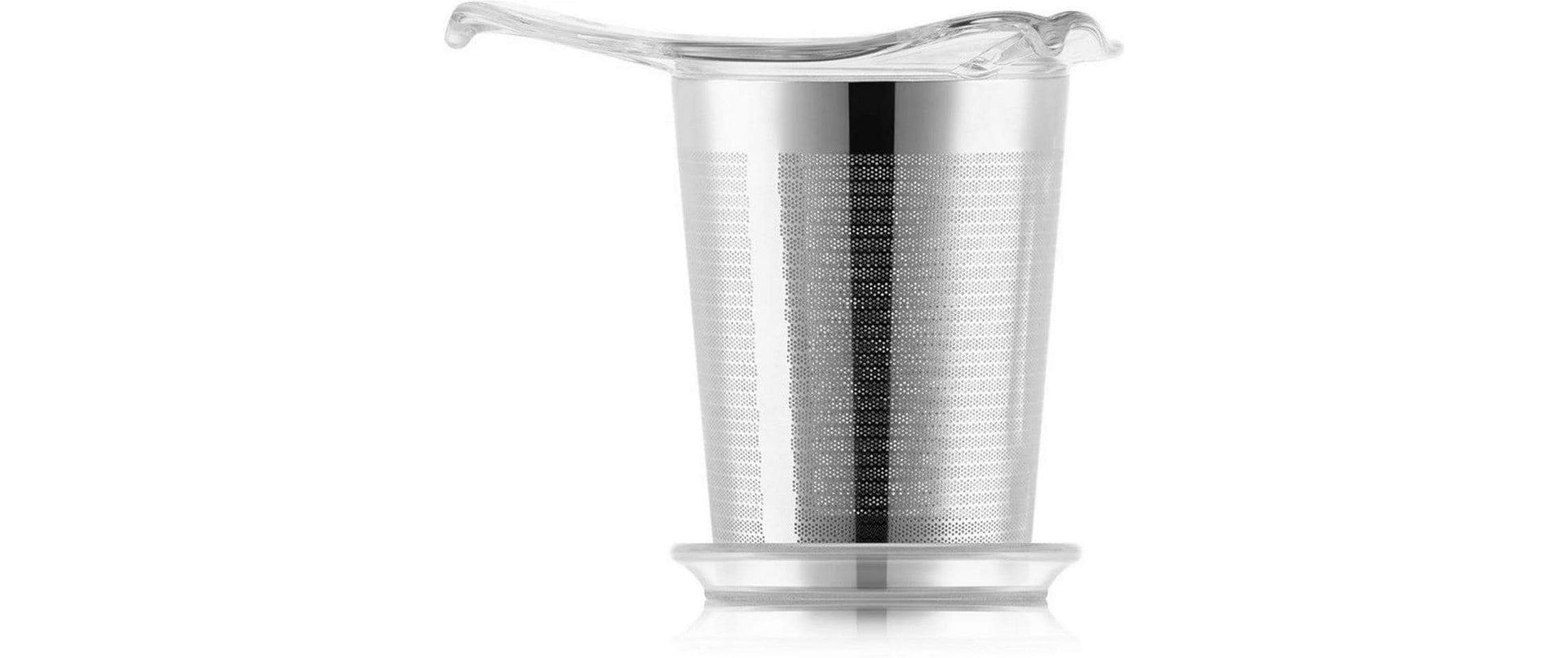 Bodum Teesieb Ø 8 × 9 cm, Kunststoff/Edelstahl, transparent