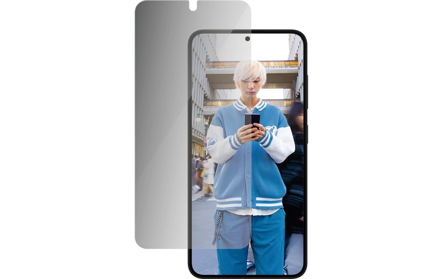 PanzerGlass Privacy-Filter (Panzerglas), Ultra-Wide Fit – für Galaxy S25 Edge – mit Applikator