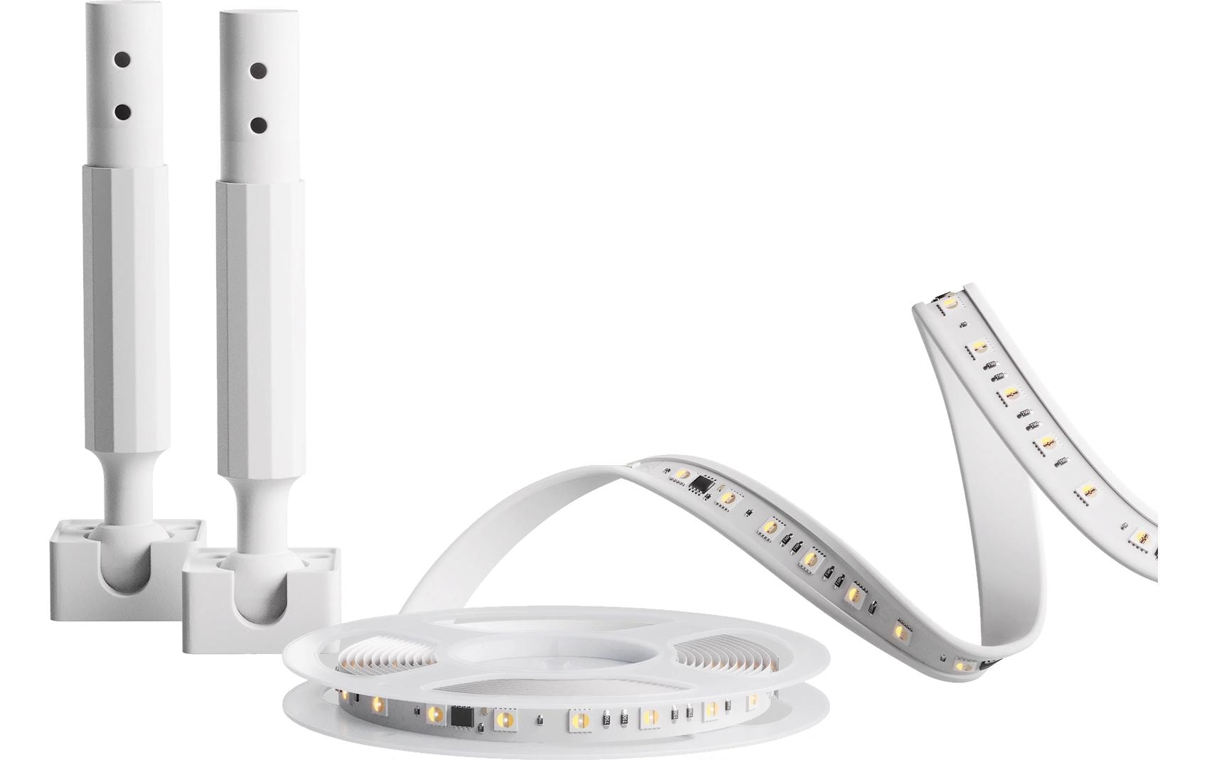 Govee LED-Strip Skyline Kit – 4 m, 2200–6500 K/mehrfarbig, WLAN, Bluetooth, Matter, für Alexa – Weiss