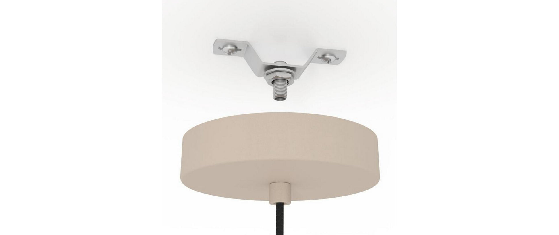 EGLO Pendelleuchte – Ø 32,5 × 110,0 cm, 40 W, dimmbar, für ZigBee 3.0, beige, exkl. E27