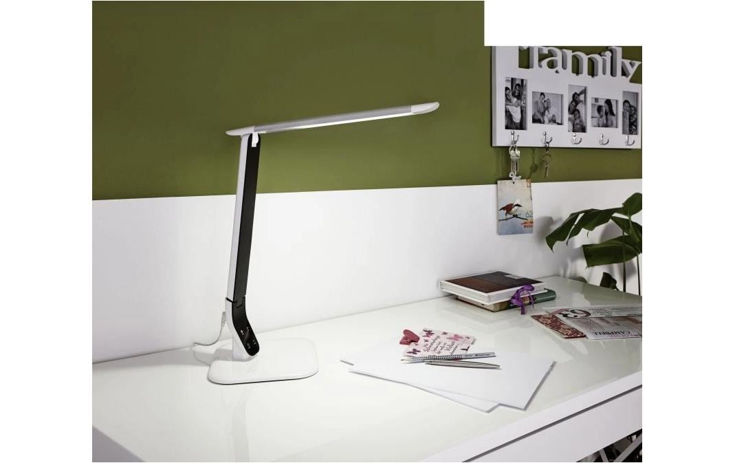 EGLO Tischleuchte Sellano – 630 lm, 4 W, 4500 K, dimmbar, weiss, Touch