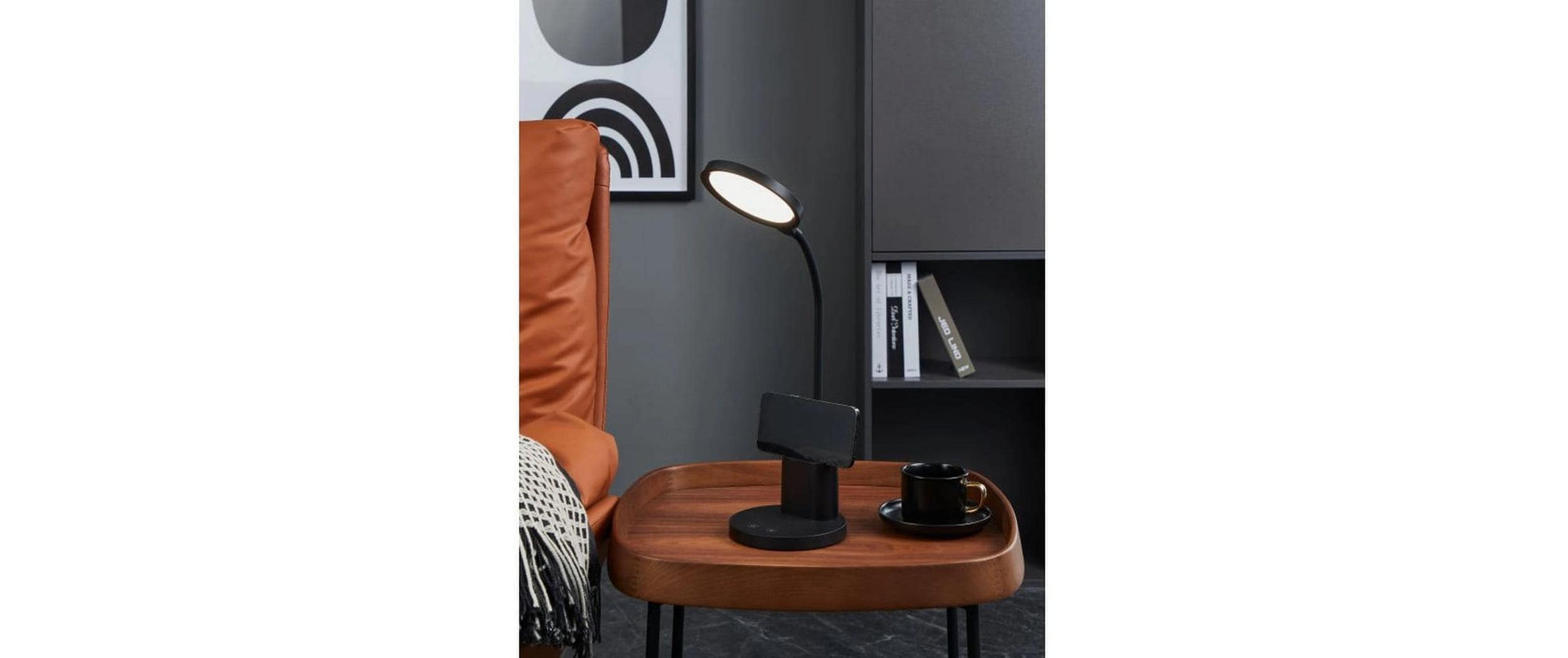 EGLO Tischleuchte BROLINI – LED 2,1 W, 300 lm, 2700–6500 K, dimmbar, Akku, Touch-Dimmer – Schwarz