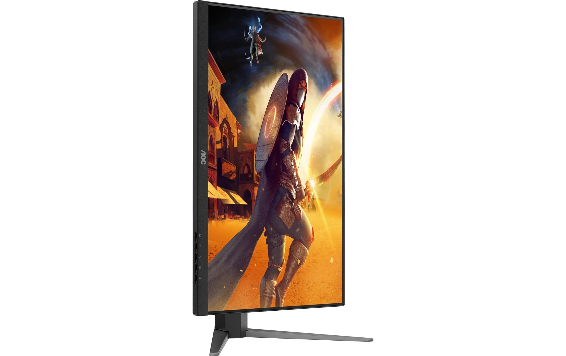 AOC 27G4HA – Monitor, 27", 1920 × 1080 (Full HD), IPS, 200 Hz, Adaptive Sync, Integrierte Lautsprecher, Rot