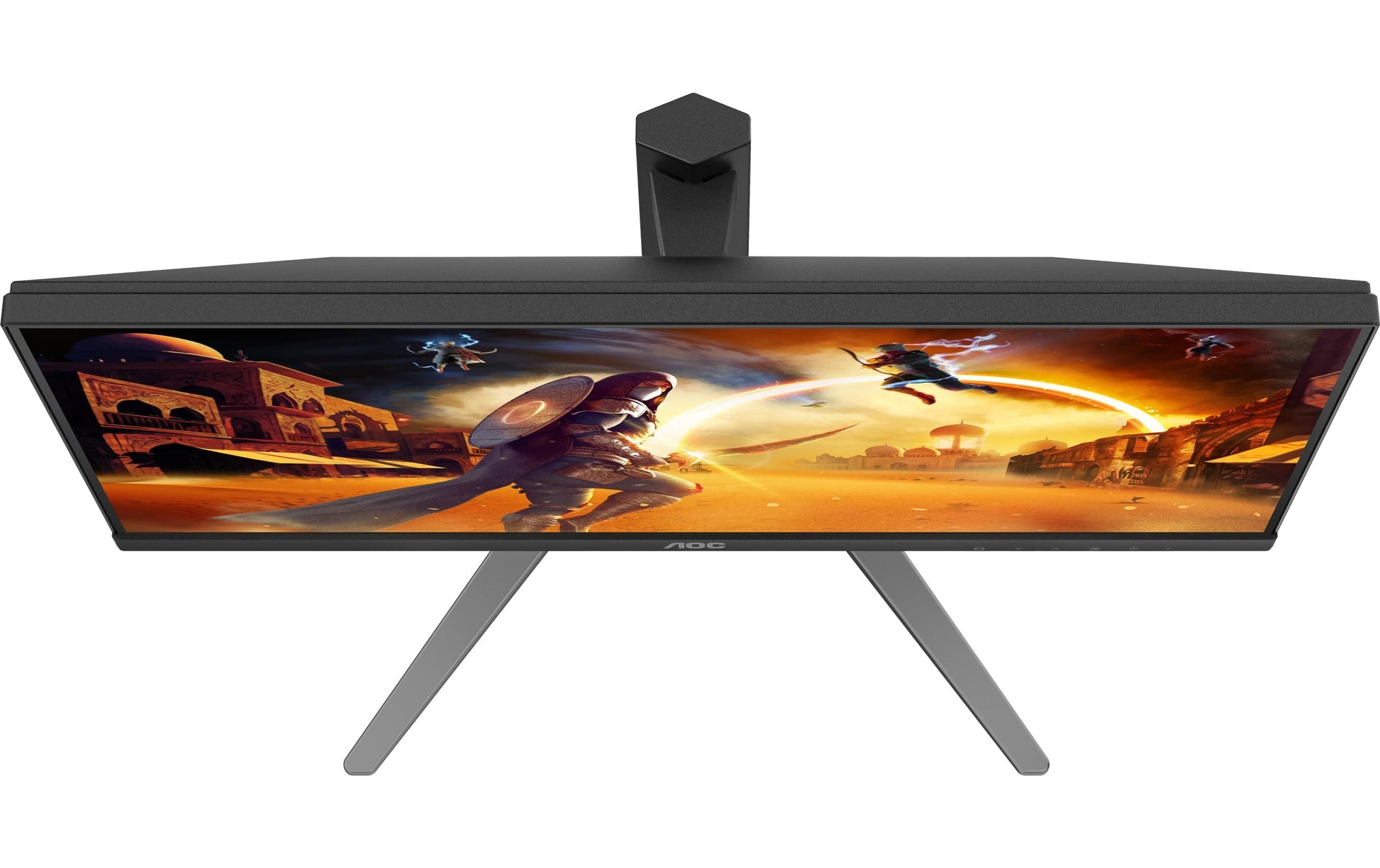 AOC 24G4HA – Monitor, 23,8", IPS, 200 Hz, Adaptive Sync, Lautsprecher, Höhenverstellbar, Rot