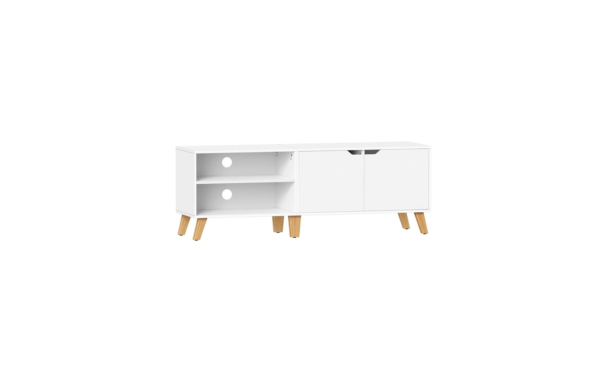 Vasagle TV-Möbel – Weiss, Spanplatte, 140 × 45 × 40 cm