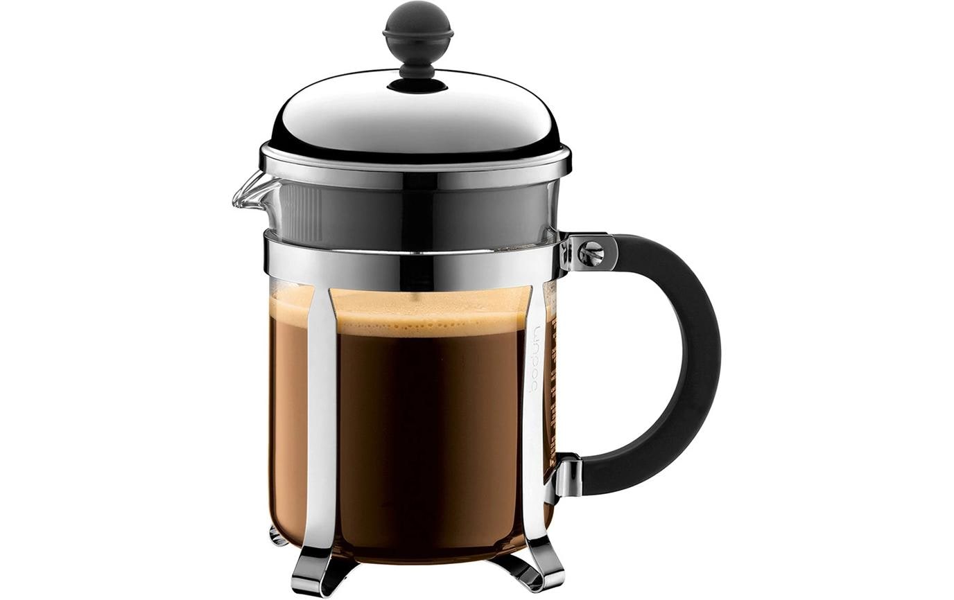 Bodum Chambord French Press / Kaffeebereiter – 0,5 l, 4 Tassen, Borosilikatglas/Kunststoff