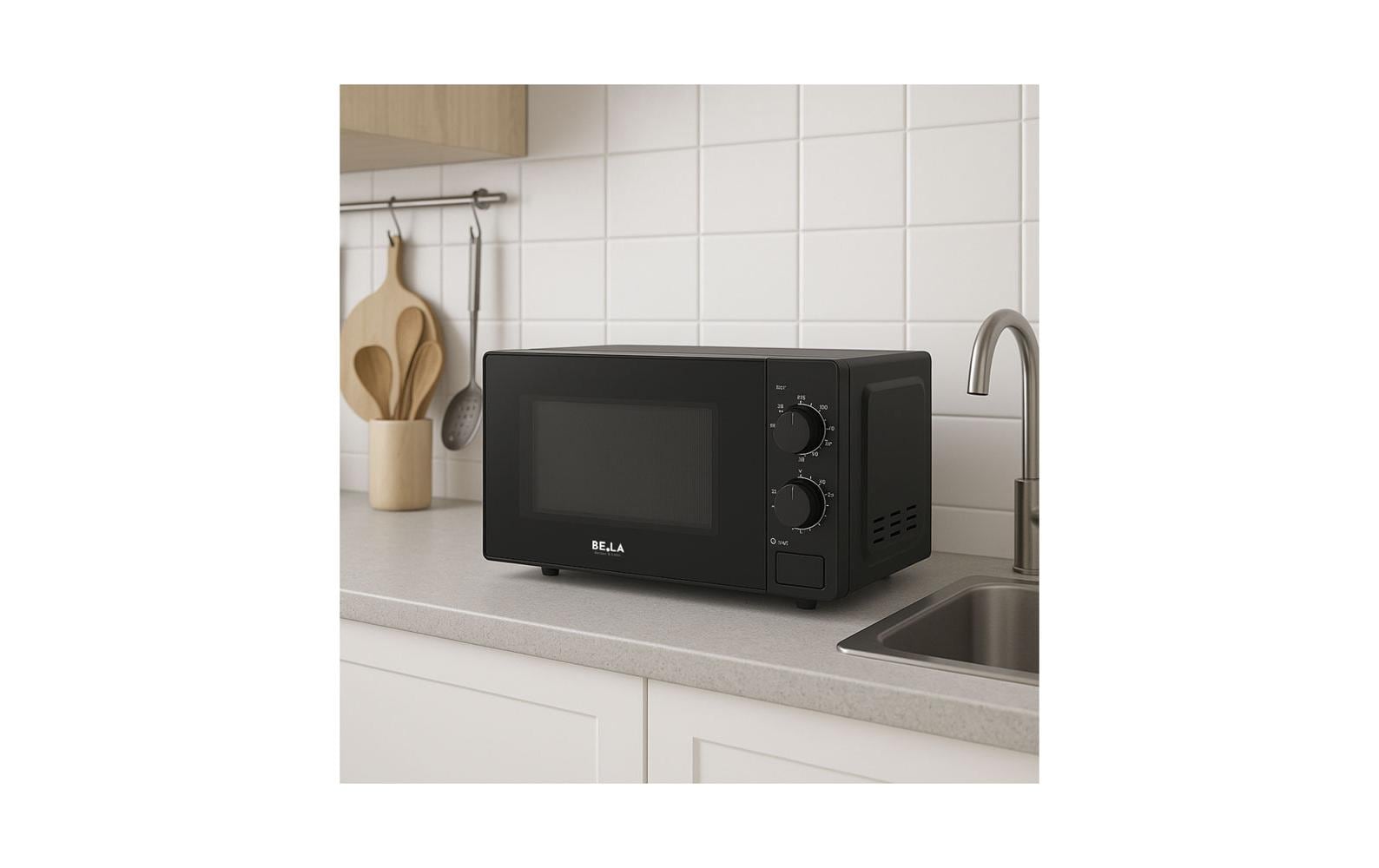 Berger lanz BergerLanz Mikrowelle MW20MX63 – 20 l, 700 W – schwarz