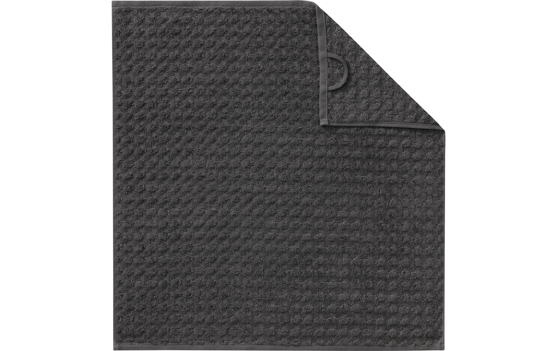 Cawö Küchenfrottiertuch Uni Pro – Basalt, 50 × 50 cm, Baumwolle