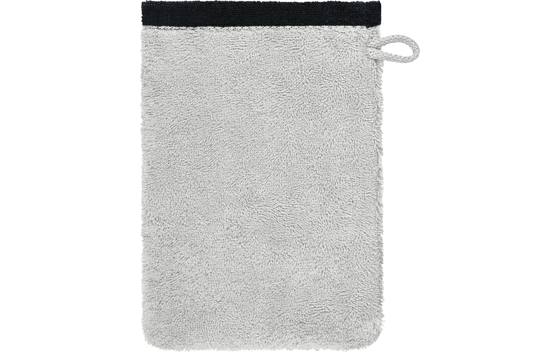 Cawö Waschhandschuh – 16×22 cm, Baumwolle, Schwarz