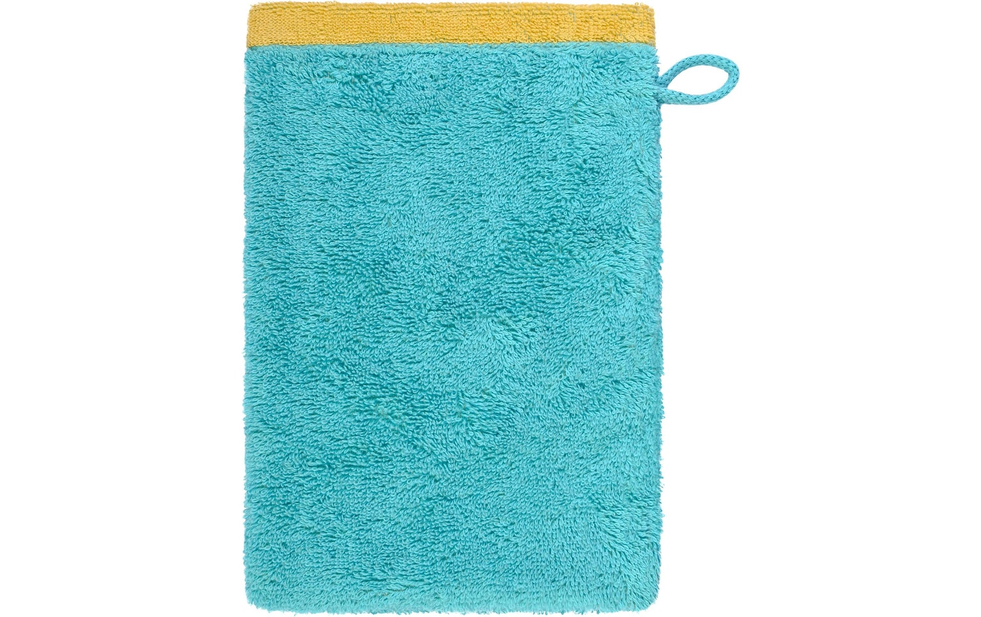 Cawö Waschhandschuh Lifestyle Splash – 16×22 cm, Baumwolle, Türkis