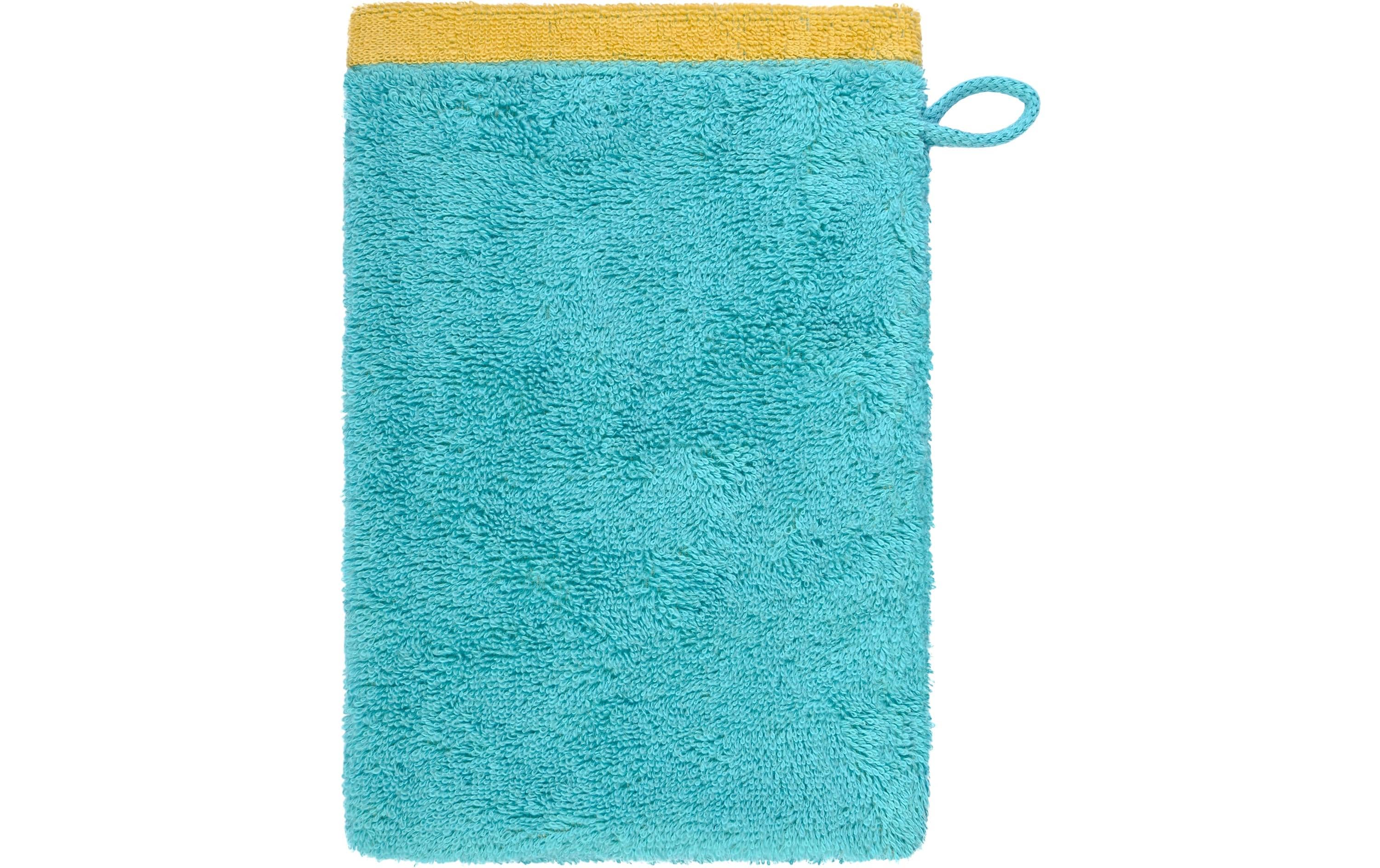 Cawö Waschhandschuh Lifestyle Splash – 16×22 cm, Baumwolle, Türkis