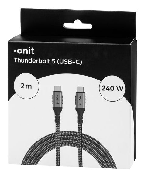 ONIT USB-Kabel, USB-C zu USB-C, 2 m, Lade-/Datenkabel