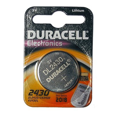 Duracell Knopfzelle CR2430, Lithium, 3 V – 1 Stk.