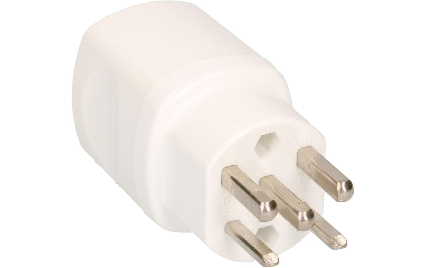 Max Hauri AG Max Hauri Montagestecker, T25 zu T23, 230 V 16 A, 38×80×41 mm – weiss