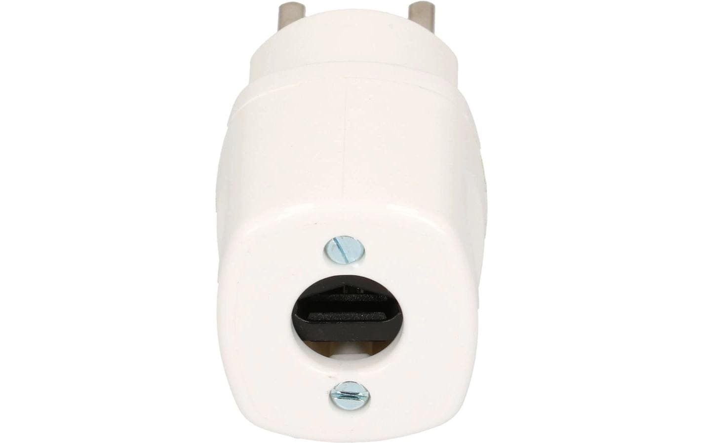 Max Hauri AG Max Hauri Montagestecker, T25 zu T23, 230 V 16 A, 38×80×41 mm – weiss