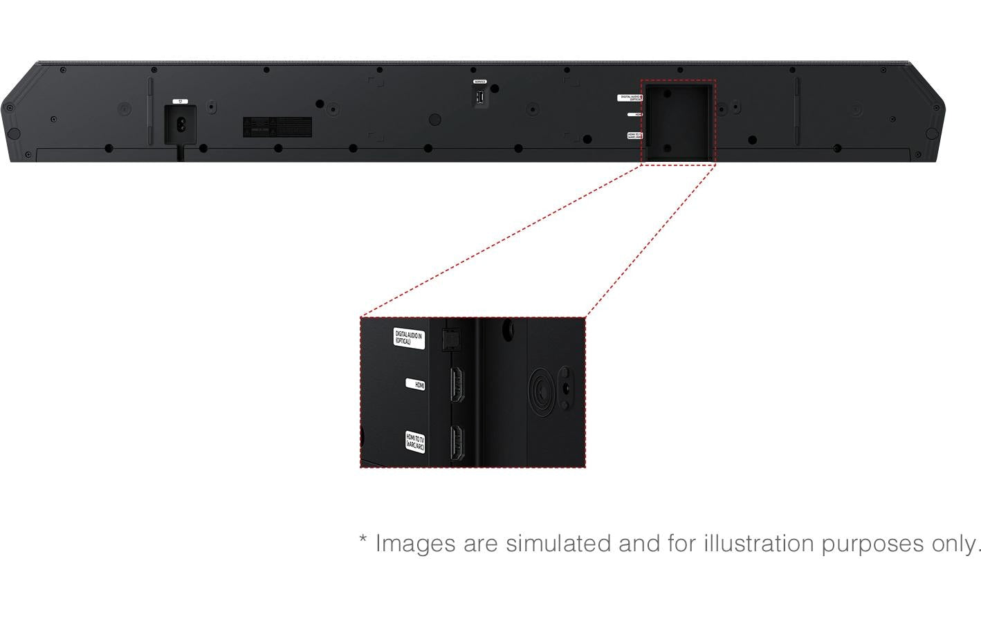 Samsung HW-Q930F – Soundbar mit kabellosem Subwoofer – 9.1.4, 580 W, für Apple AirPlay 2, Schwarz