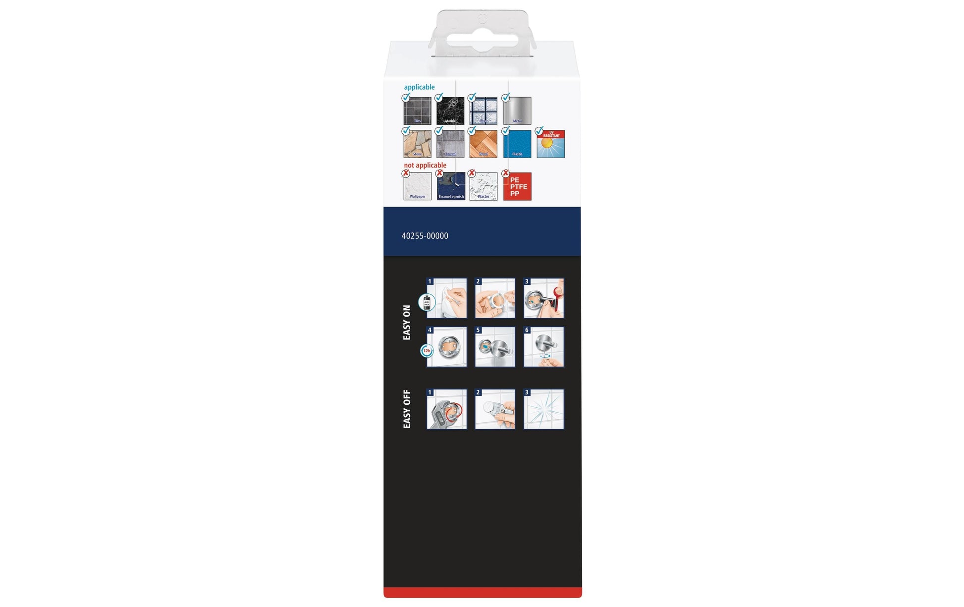 Tesa Manueller Seifenspender – Wandmontage – 200 ml, Edelstahl
