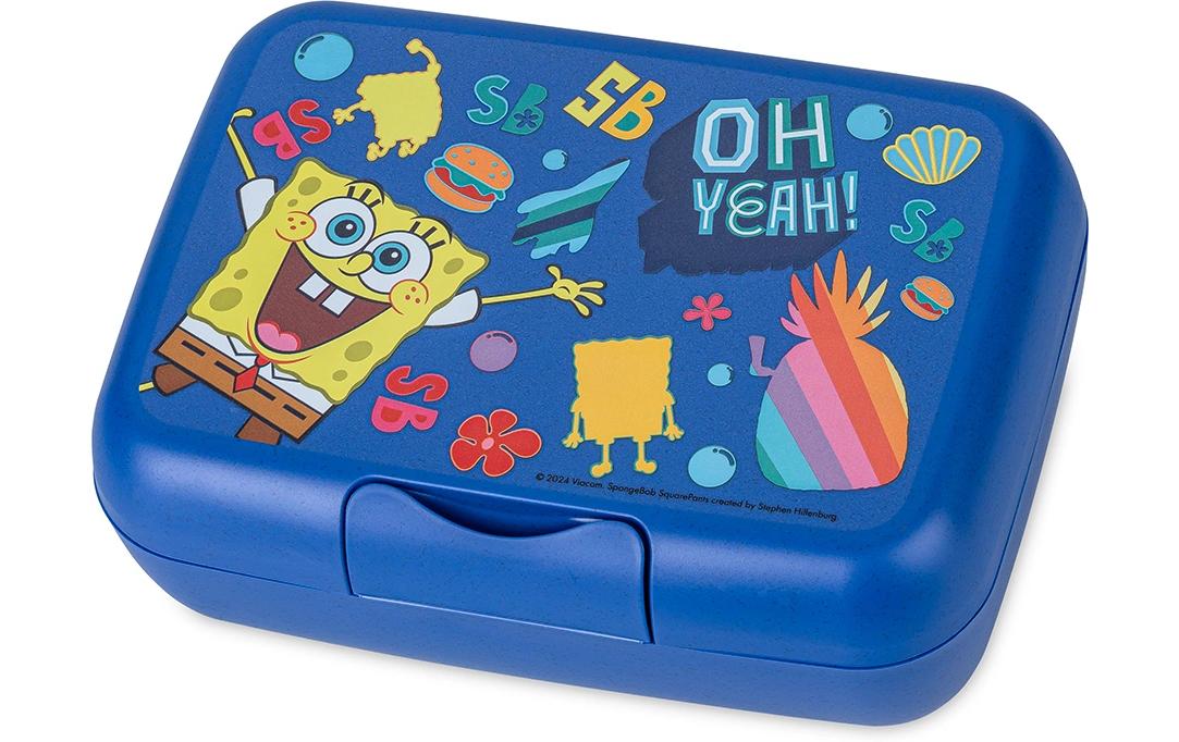 koziol Lunchbox 19 × 13,5 × 6,5 cm, Kunststoff (biozirkulär), mit Trennschale, mehrfarbig