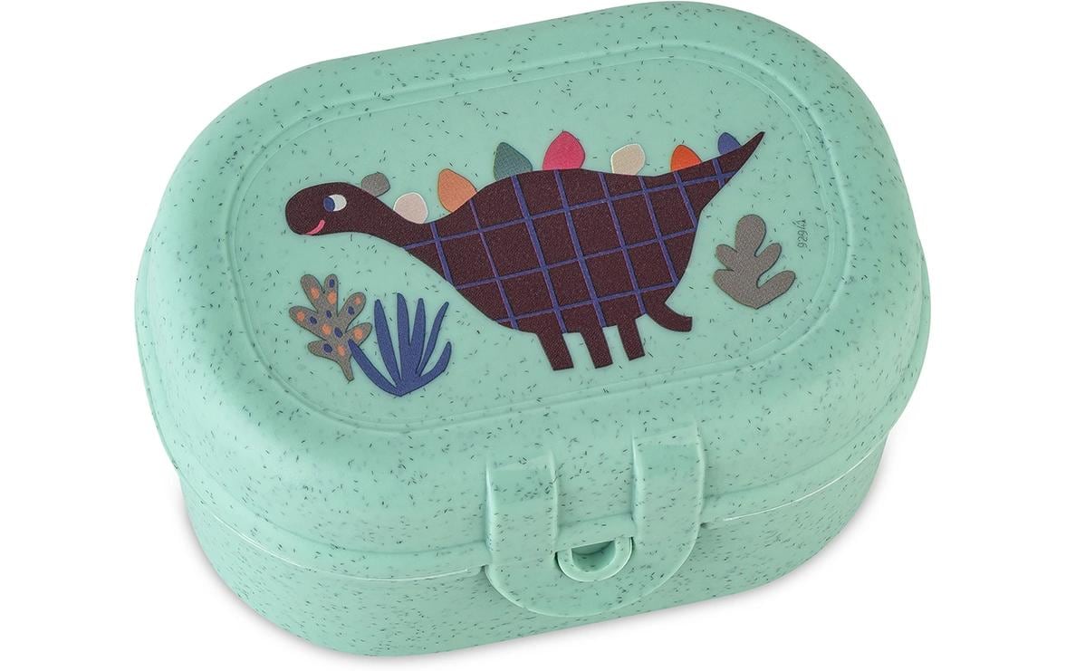 Koziol – Lunchbox 500 ml, 9,6 × 7,0 × 5,2 cm, Biozirkulärer Kunststoff, grün